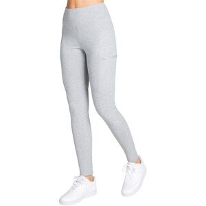 Kyodan Heathike Outdoor Leggings in Grey Mix Size Small High Rise Performance